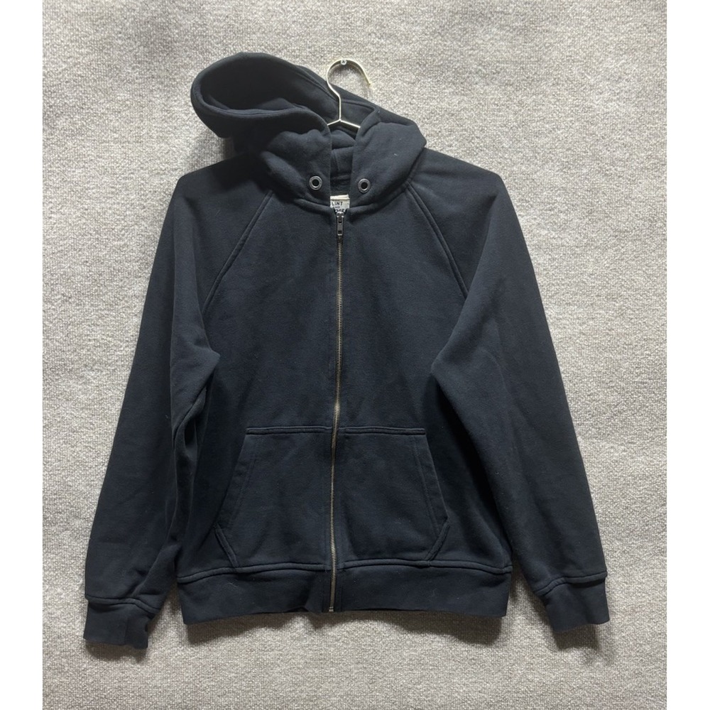 Huckberry Flint and Tinder Heavyweight Zip-Up Hoodie Mens Black Large NWOT